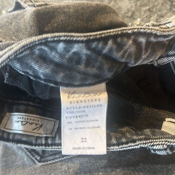 Women's gray  Wide-Leg Jeans 22 (5235) - Picture 6 of 6